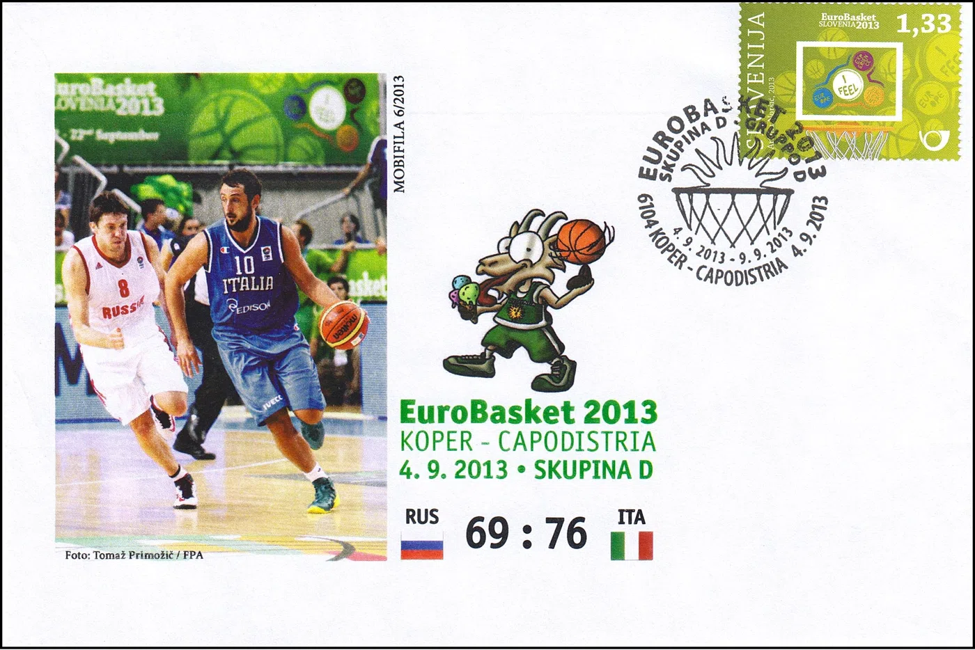 EUROBASKET 2013 SKUPINA D - GRUPPO D